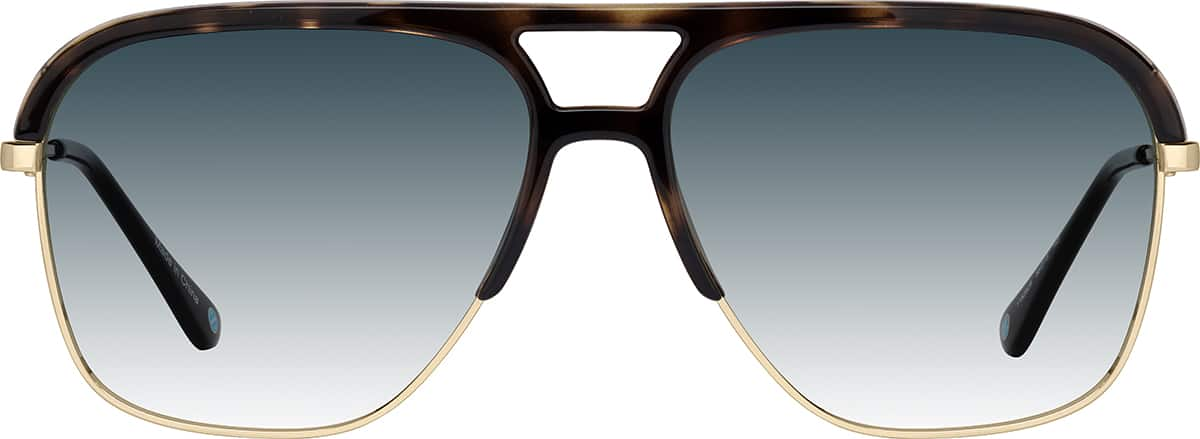 Front view of Aviator Sunglasses 1152825 in Tortoiseshell