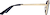 Side view of Aviator Sunglasses 1152916 in Blue thumbnail