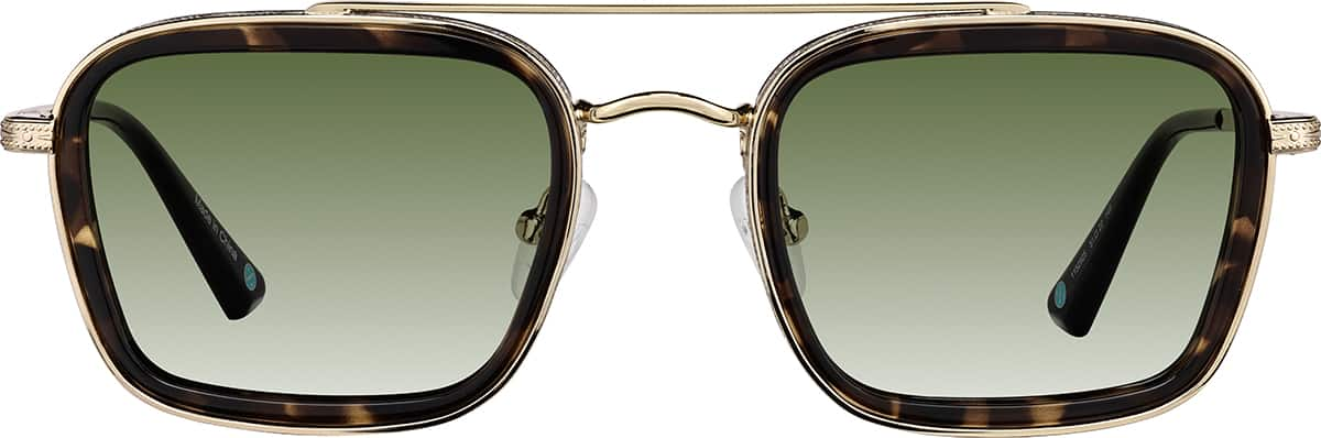 Front view of Aviator Sunglasses 1152925 in Tortoiseshell