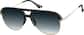 Angle view of Aviator Sunglasses 1153221 in Black thumbnail