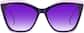 Front view of Cat-Eye Sunglasses 1153317 in Purple thumbnail