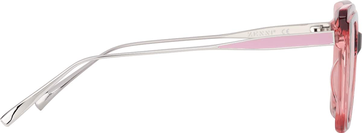 Side view of Cat-Eye Sunglasses 1153319 in Pink