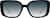 Front view of Cat-Eye Sunglasses 1153421 in Black thumbnail