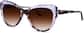 Angle view of Cat-Eye Sunglasses 115417 in Purple thumbnail