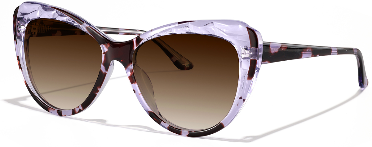 Purple Cat-Eye Sunglasses #115417 | Zenni Optical display picture 1
