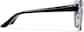 Side view of Cat-Eye Sunglasses 115421 in Black thumbnail