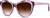 Angle view of Heart-Shaped Sunglasses 115517 in Purple thumbnail