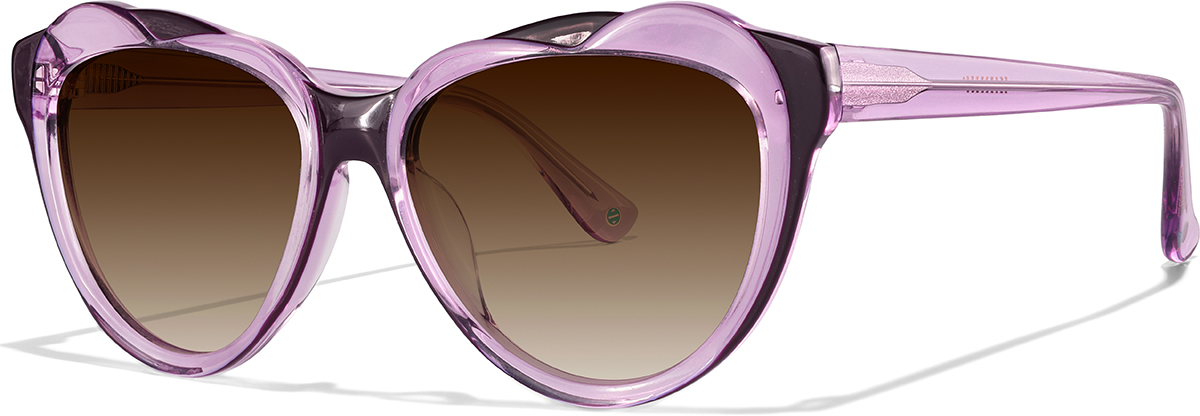 Purple Heart-Shaped Sunglasses #115517 | Zenni Optical display picture 1