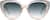 Front view of Cat-Eye Sunglasses 115633 in Cream thumbnail