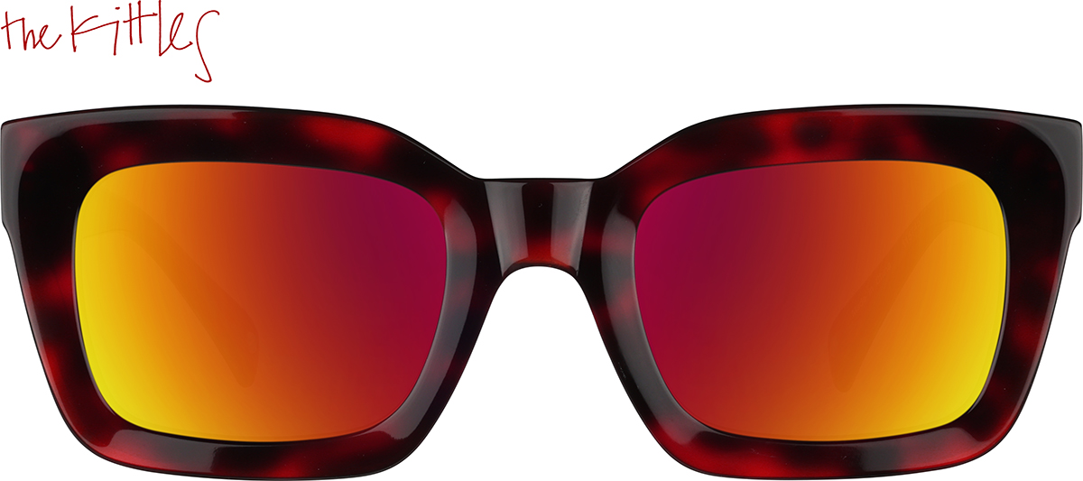 Tortoiseshell Red Zone Glasses