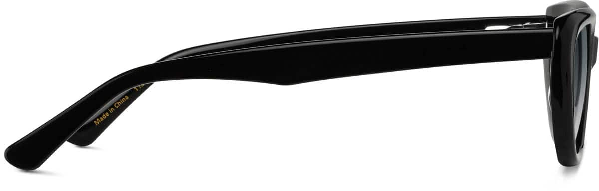 Side view of Cat-Eye Sunglasses 115821 in Black