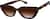 Angle view of Cat-Eye Sunglasses 115825 in Tortoiseshell thumbnail