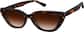 Angle view of Cat-Eye Sunglasses 115825 in Tortoiseshell thumbnail