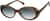 Angle view of Oval Sunglasses 115915 in Brown thumbnail