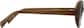 Side view of Oval Sunglasses 115915 in Brown thumbnail