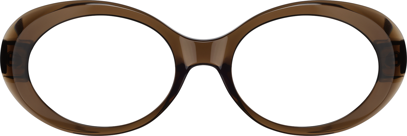 Brown Oval Sunglasses #115915 | Zenni Optical