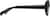 Side view of Oval Sunglasses 115921 in Black thumbnail