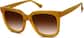 Angle view of Square Sunglasses 116015 in Honey thumbnail