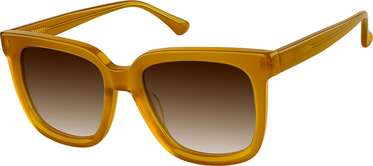 Honey Square Sunglasses #116015 | Zenni Optical display picture 3