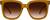 Front view of Square Sunglasses 116015 in Honey thumbnail