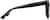 Side view of Square Sunglasses 116021 in Black thumbnail