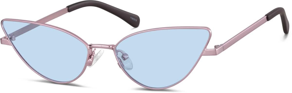 Angle view of Premium Cat-Eye Sunglasses 1160319 in Pink