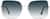 Front view of Square Sunglasses 1160511 in Silver thumbnail