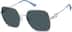 Square Sunglasses 1160611 in Silver