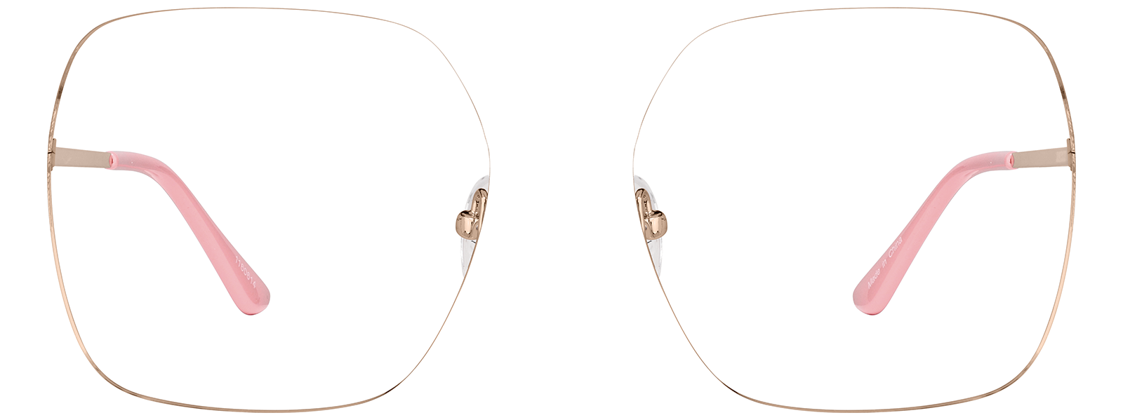 Rose Gold Square Sunglasses #1160614 | Zenni Optical