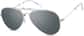 Angle view of Green Envy Glasses 1160911 in Silver thumbnail