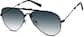 Angle view of Green Envy Glasses 1160921 in Black thumbnail
