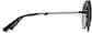 Side view of Green Envy Glasses 1160921 in Black thumbnail