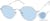Angle view of Foldable Round Sunglasses 1161011 in Silver thumbnail
