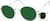 Angle view of Foldable Round Sunglasses 1161014 in Light Gold thumbnail