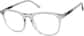 Angle view of Round Glasses 116112 in Crystal Gray thumbnail