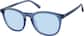 Angle view of Round Sunglasses 116116 in Blue thumbnail