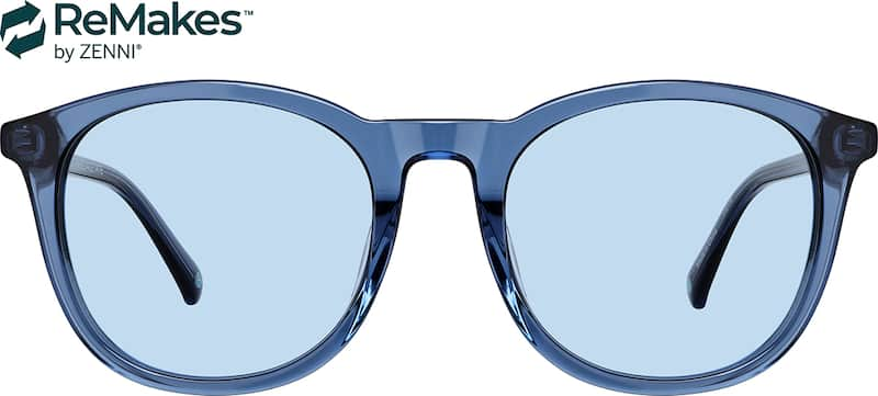 Blue Square Sunglasses