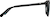 Side view of Square Sunglasses 116121 in Black thumbnail