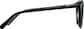 Side view of Round Sunglasses 116121 in Black thumbnail