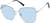 Angle view of Square Sunglasses 1161216 in Blue thumbnail