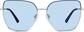 Front view of Square Sunglasses 1161216 in Blue thumbnail