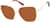Angle view of Square Sunglasses 1161218 in Red thumbnail