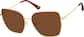 Angle view of Square Sunglasses 1161218 in Red thumbnail