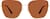 Front view of Square Sunglasses 1161218 in Red thumbnail
