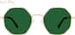 Front view of Hat Trick Glasses 1161314 in Gold thumbnail