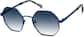 Angle view of Hat Trick Glasses 1161316 in Blue thumbnail