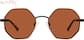 Front view of Hat Trick Glasses 1161321 in Black thumbnail