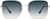 Front view of Square Sunglasses 1161414 in Gold thumbnail