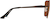 Side view of Square Sunglasses 1161415 in Brown thumbnail