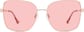 Front view of Square Sunglasses 1161419 in Rose Gold thumbnail